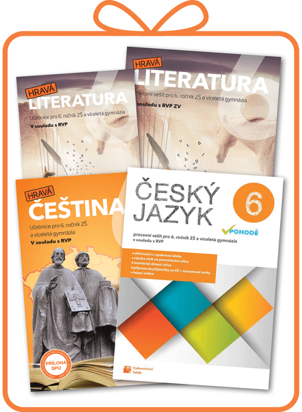 Balíček Hravá čeština 6 a Hravá literatura 6 - pracovní sešit v pohodě