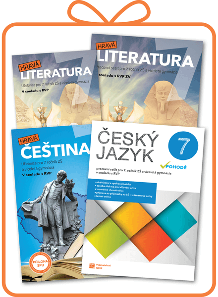 Balíček Hravá čeština 7 a Hravá literatura 7 - pracovní sešit v pohodě