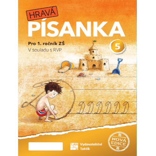 Hravá písanka pro 1.ročník - 5.díl - nová edice - Verze s menším písmem