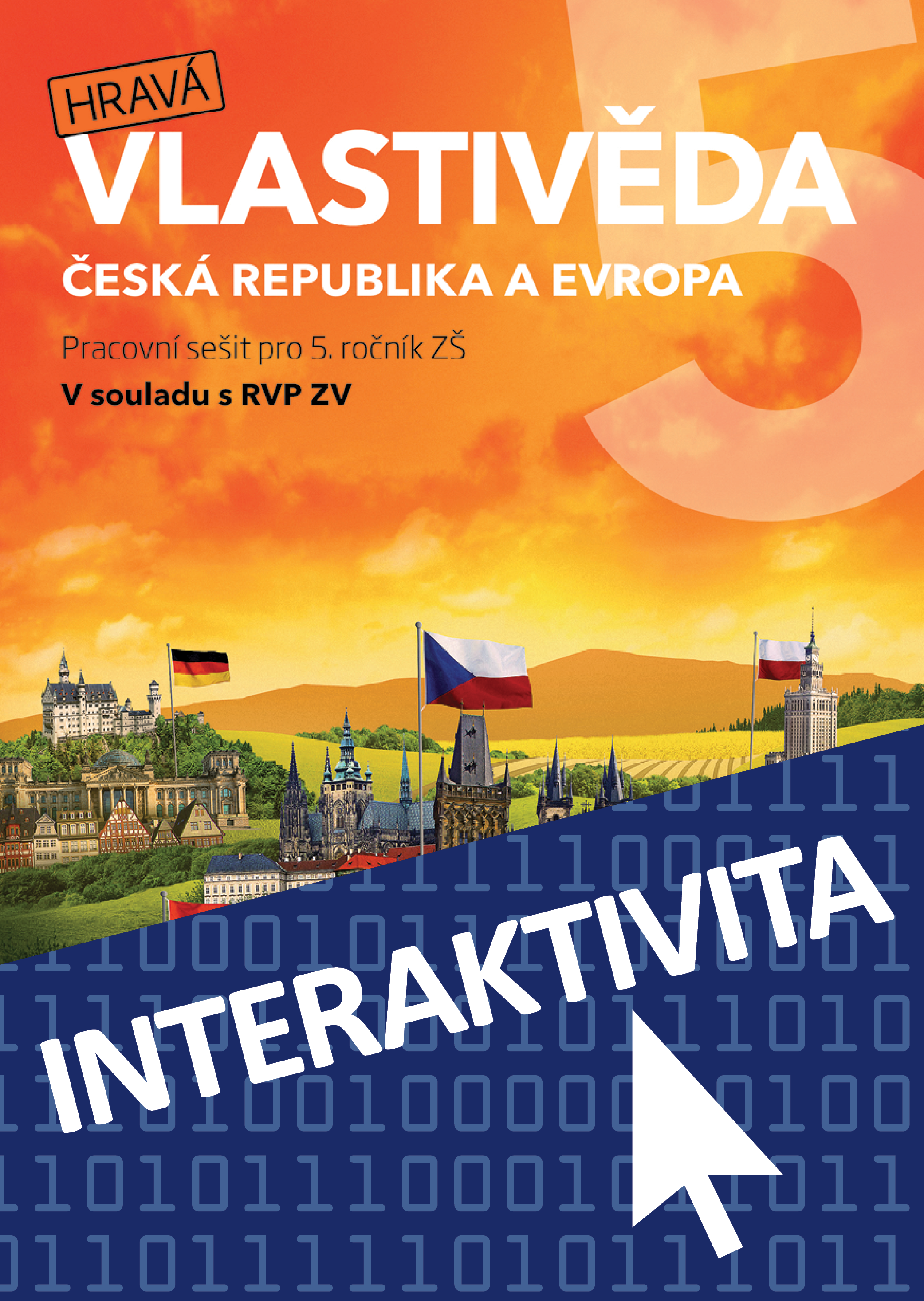 Interaktivní sešit Hravá vlastivědná čítanka 5 ČR a Evropa (na 1 rok)