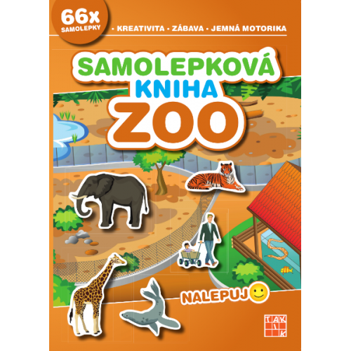 Nalepuj: Samolepková kniha - ZOO