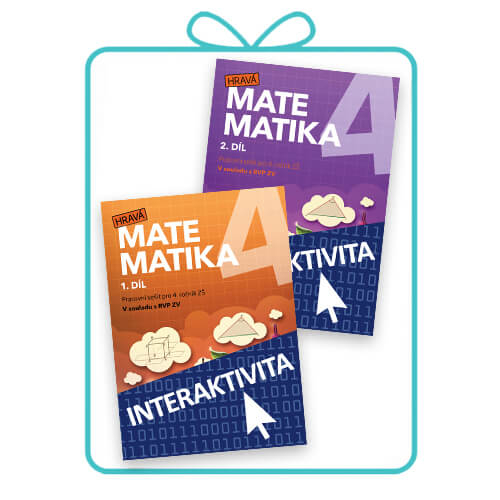 Interaktivní sešity Hravá matematika 4 - 1. díl + 2. díl