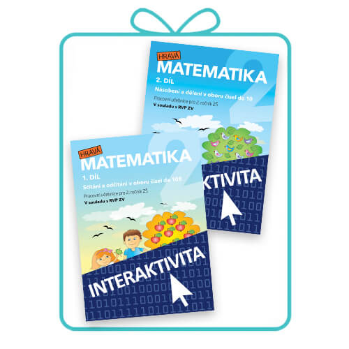 Interaktivní sešity Hravá matematika 2 - přepracované vydání - 1. díl + 2. díl